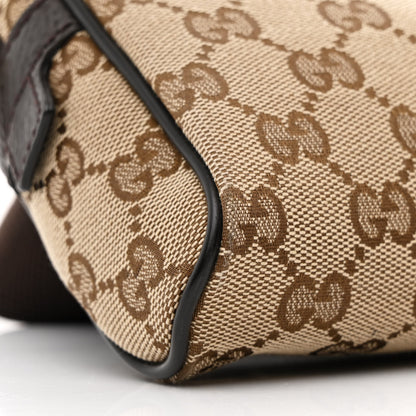 Gucci Monogram Belt Bag Dark Brown 9 of 11