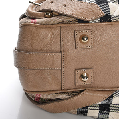 Burberry Grainy Calfskin House Check Margaret Bag Light Nude 15 of 15