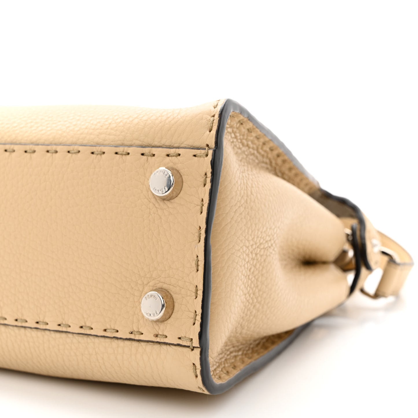 Cuoio Romano Selleria Medium Peekaboo Iconic Essentially Satchel Paglia Latte Mou
