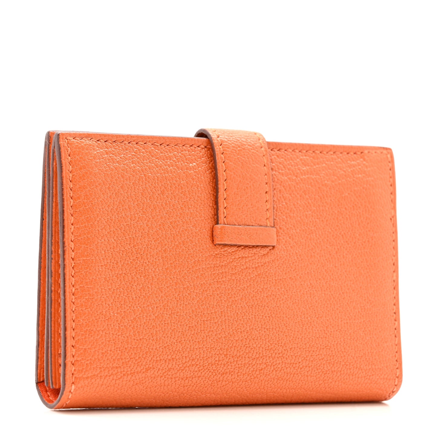 Chevre Mysore Bearn Card Holder Wallet Orange