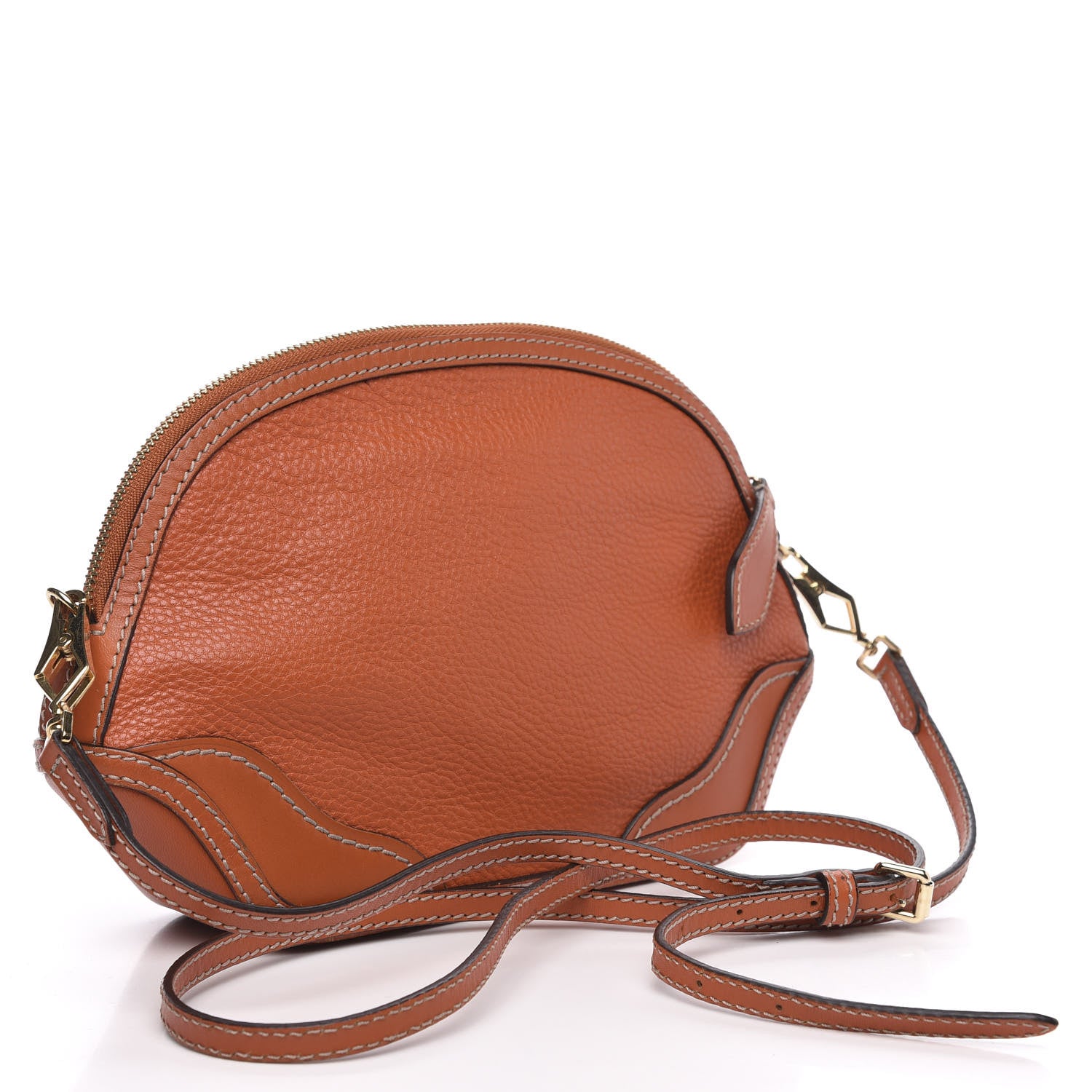 Burberry Grained Calfskin Small Orchard Crossbody Orange 3 of 9