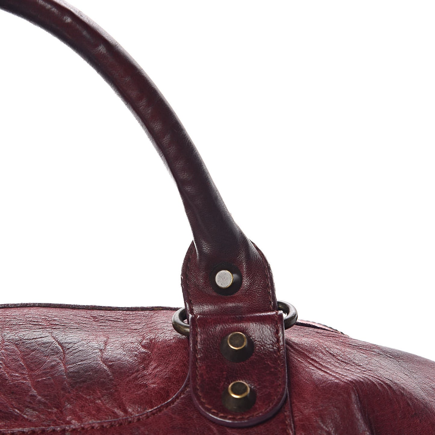 Chevre Classic Hardware Twiggy Rouge Grenat