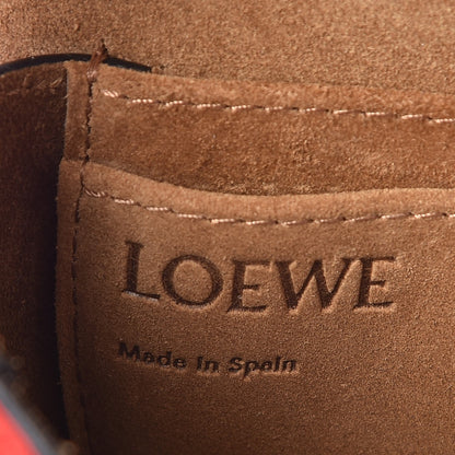 Loewe Grained Calfskin Mini Gate Crossbody Bag Scarlet Burnt Red 7 of 7