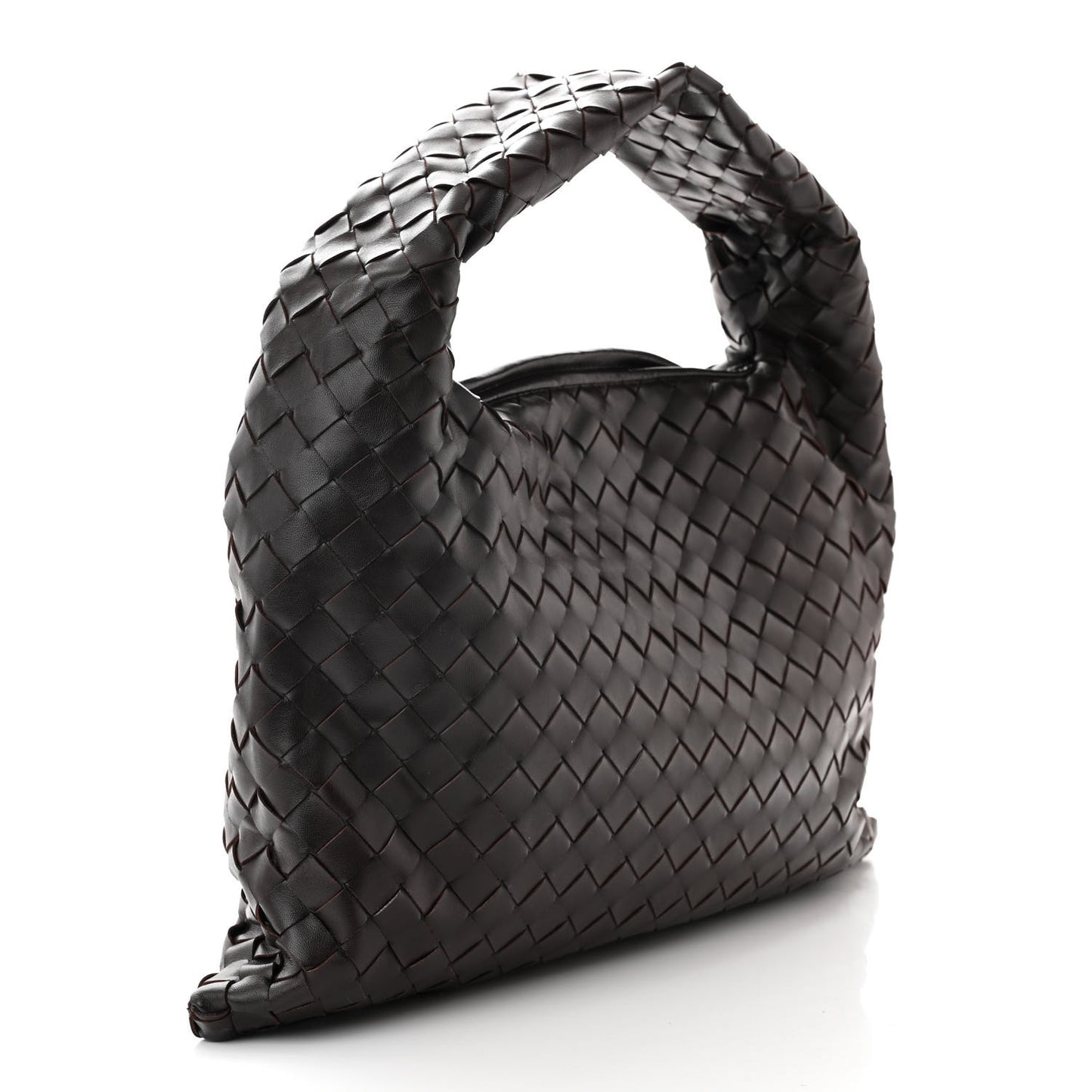 Calfskin Intrecciato Small Hop Fondant