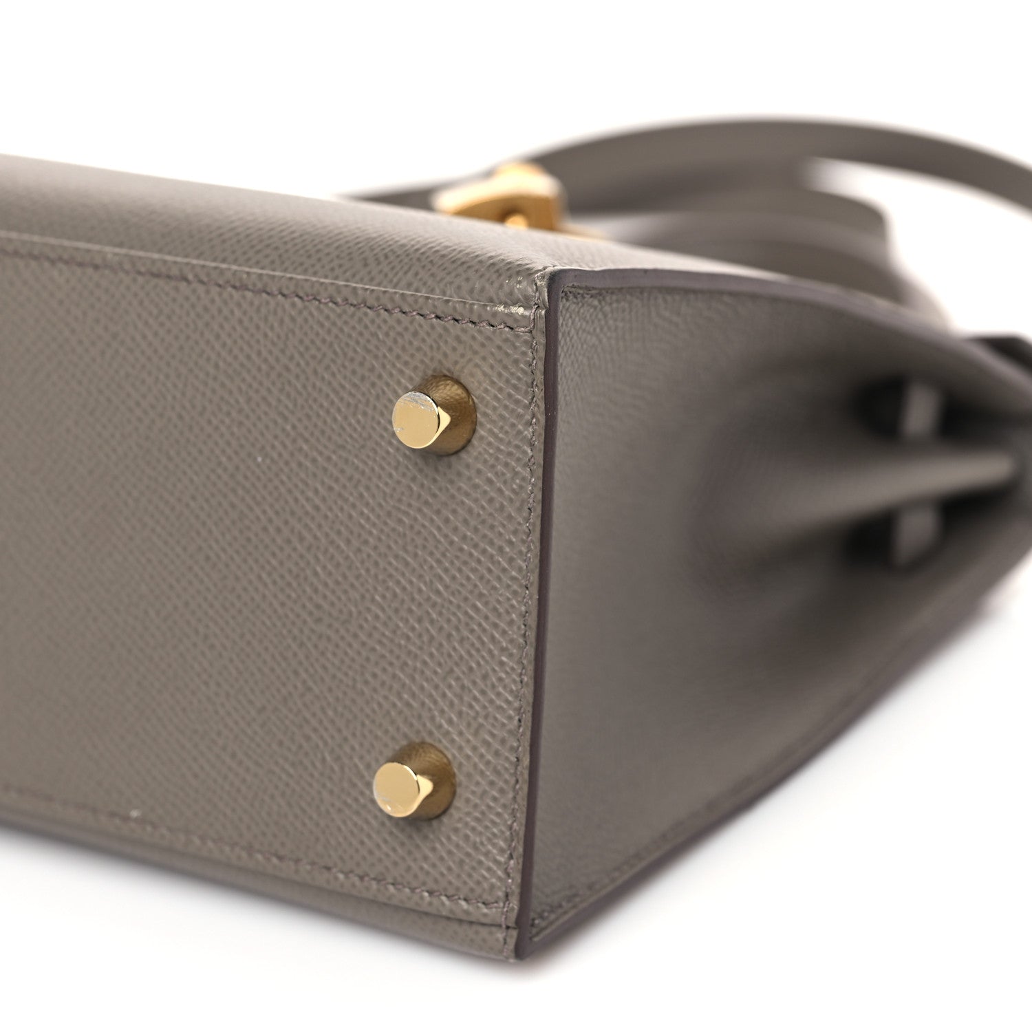 Hermes Epsom Kelly Sellier 25 Etain 9 of 10
