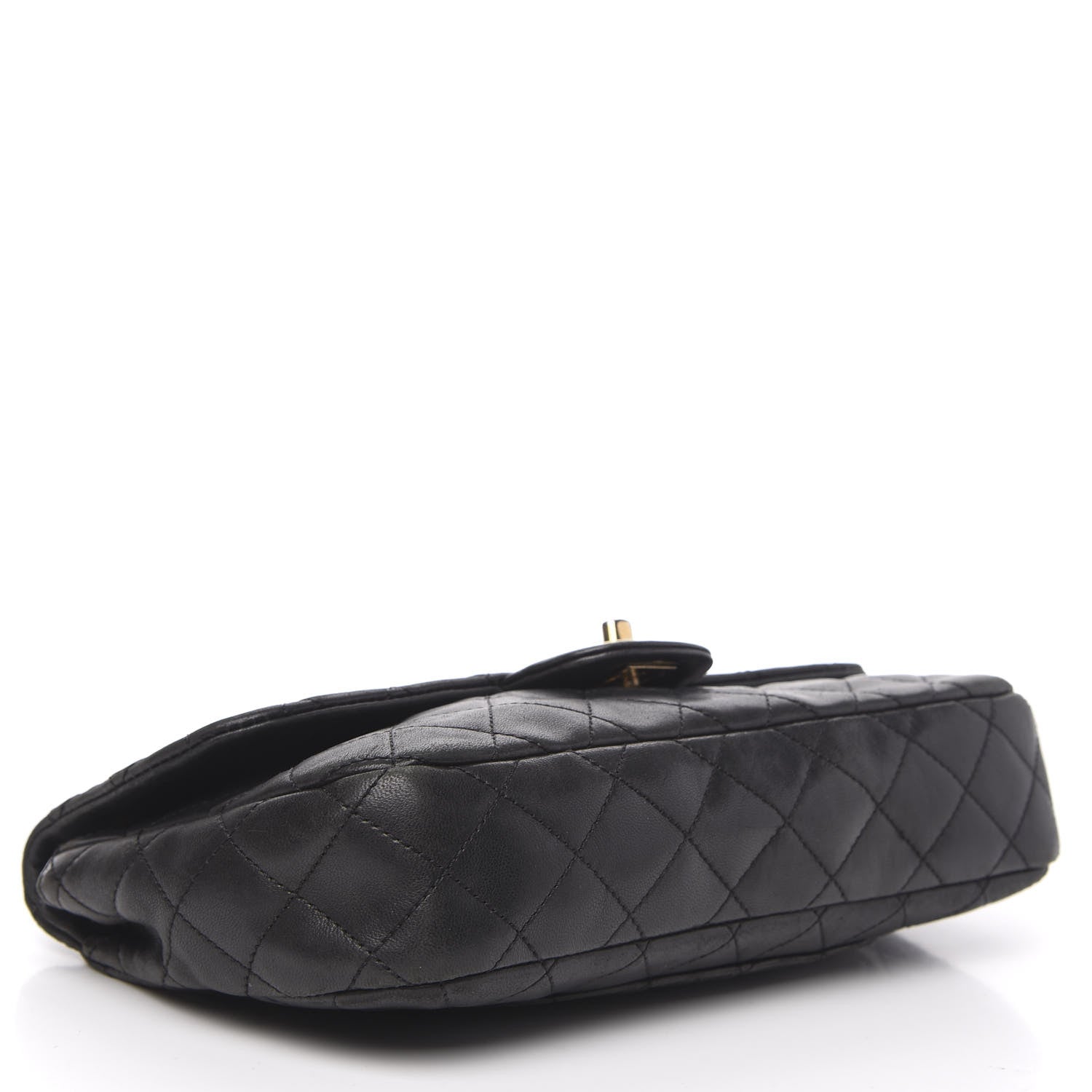Chanel Lambskin Quilted Medium Cruise Charm Single Flap Black 4 of 16