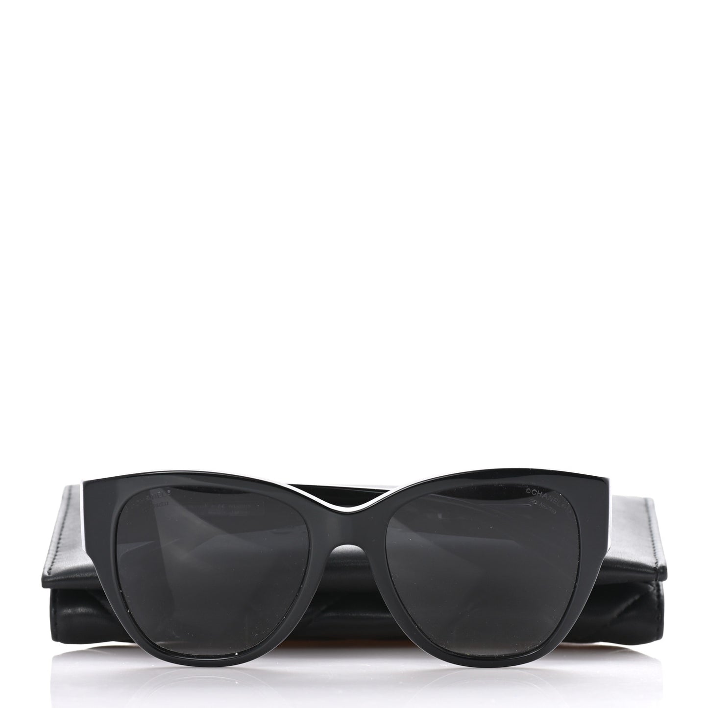 Acetate Polarized Butterfly CC Sunglasses 5412 Black
