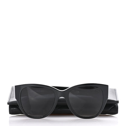 Chanel Acetate Polarized Butterfly CC Sunglasses 5412 Black 8 of 8