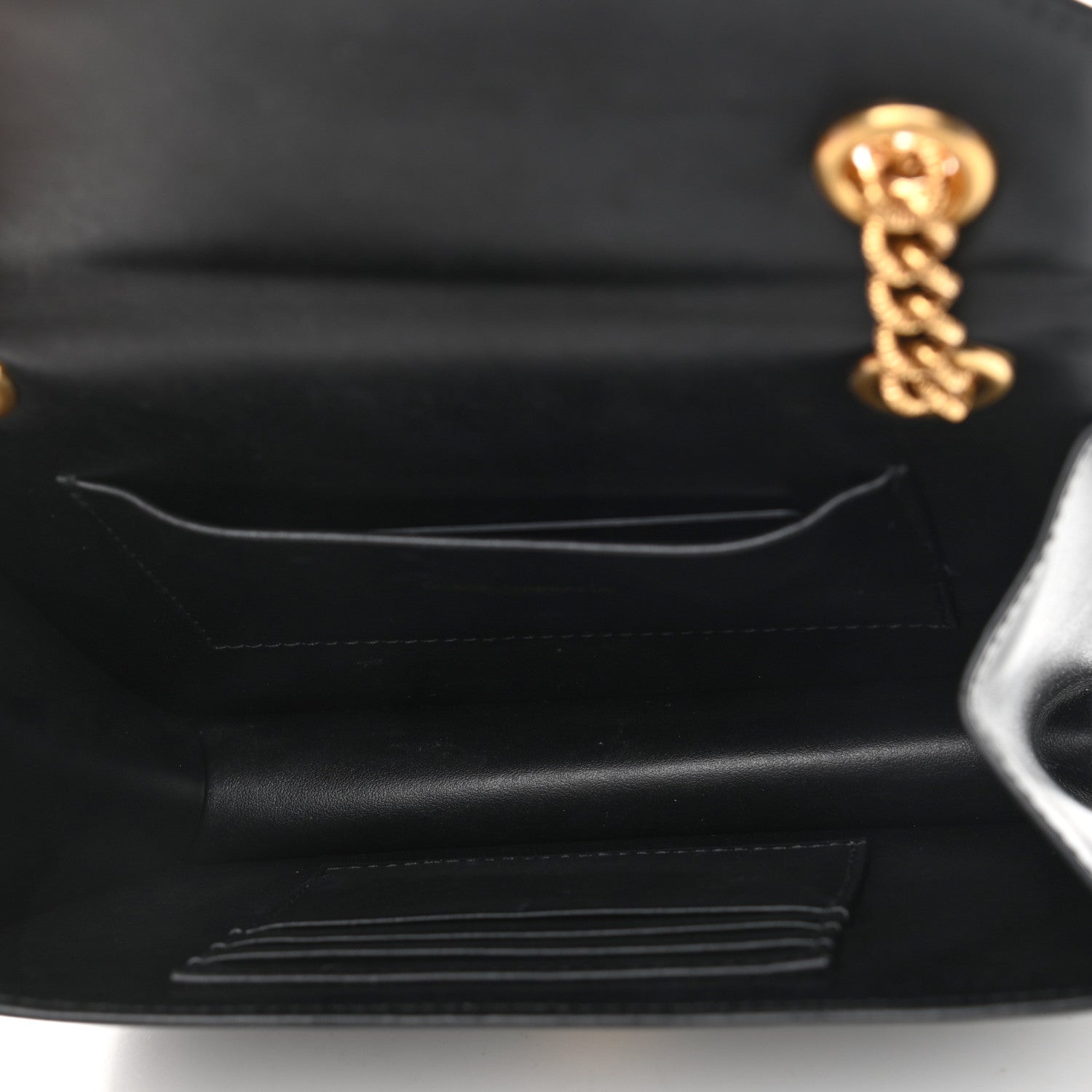 Dolce & Gabbana Smooth Calfskin Small Devotion Envelope Bag Black 5 of 9