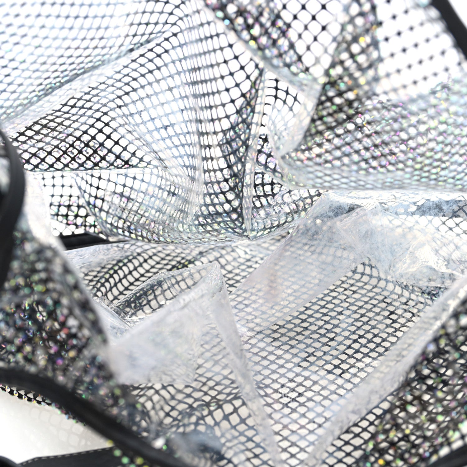 3.1 Phillip Lim PVC Crystal Mesh Market Tote Black 5 of 10