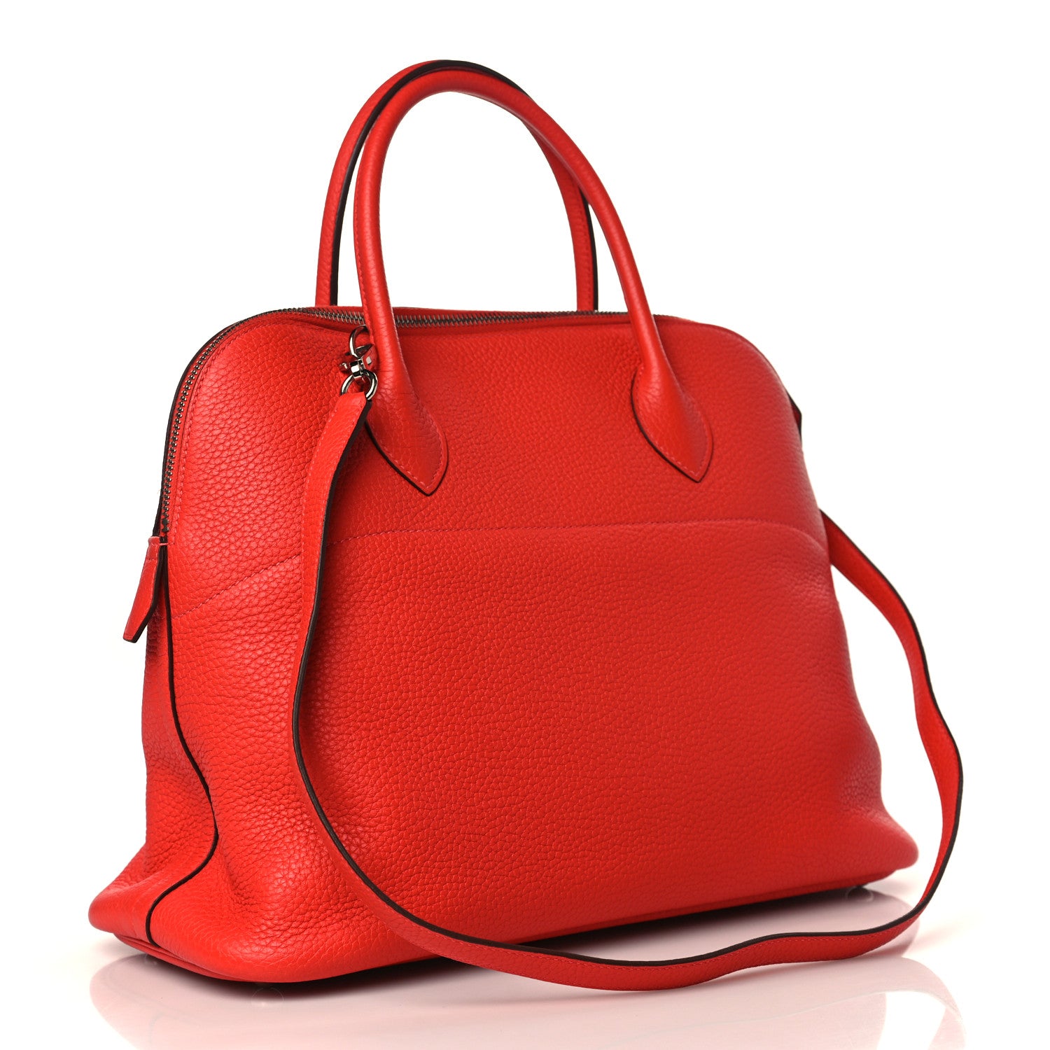 Hermes Taurillon Clemence Bolide 35 Rouge Pivoine 3 of 9