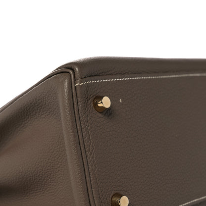 Hermes Togo Kelly Retourne 28 Etoupe 7 of 40