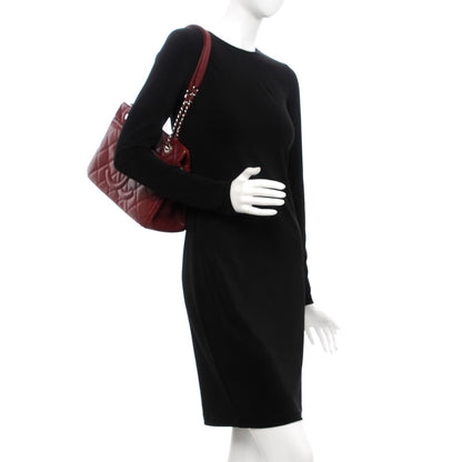 Chanel Soft Caviar Timeless Medium Shopping Tote Dark Red 2 of 8