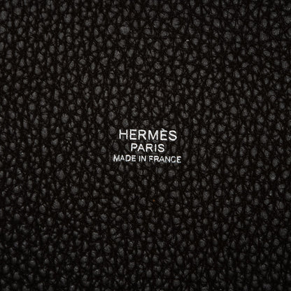 Hermes Taurillon Clemence Picotin Lock 18 PM Chocolate 6 of 7