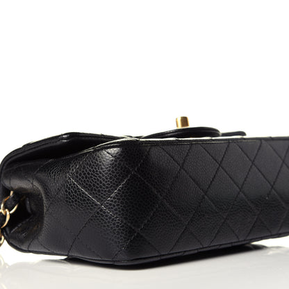 Chanel Caviar Quilted Mini Rectangular Flap Black 8 of 10
