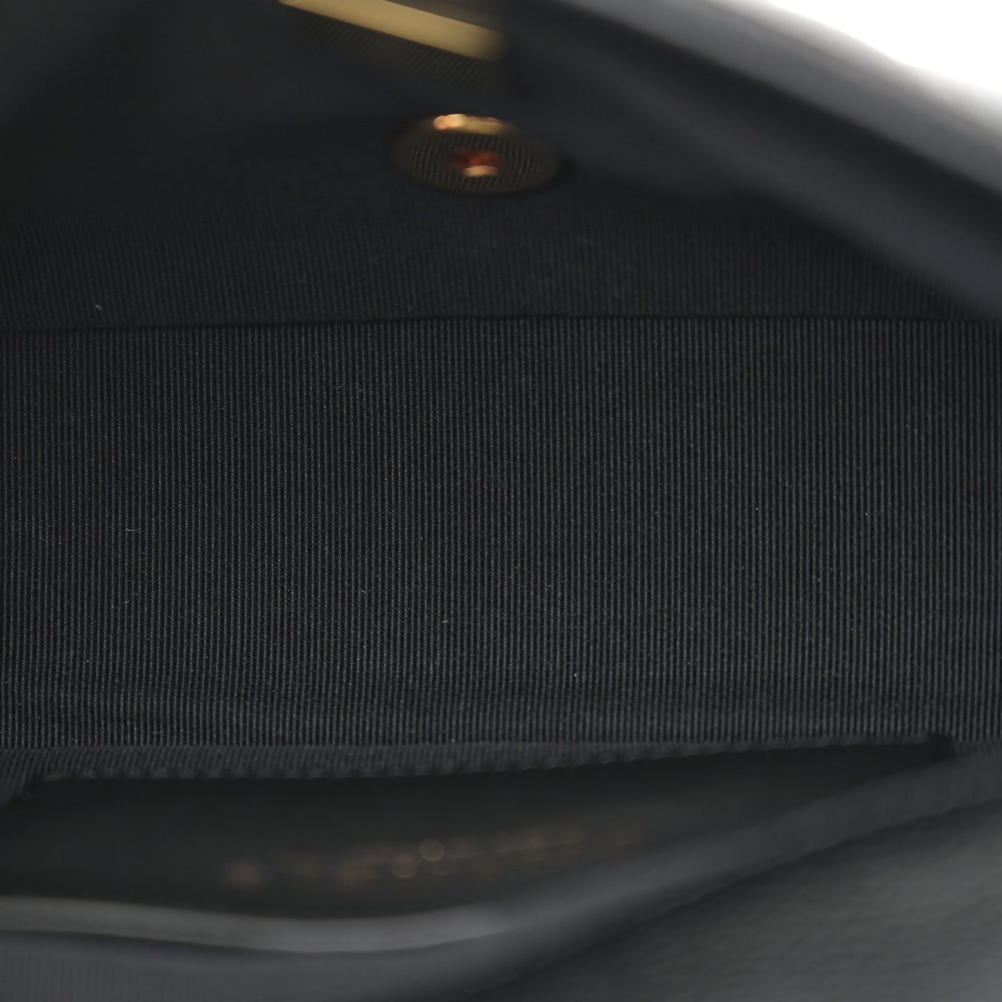 Grained Lambskin Quilted Mini Flap Black
