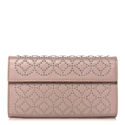 Alaia Calfskin Arabesque Studded Clutch Sable 1 of 18