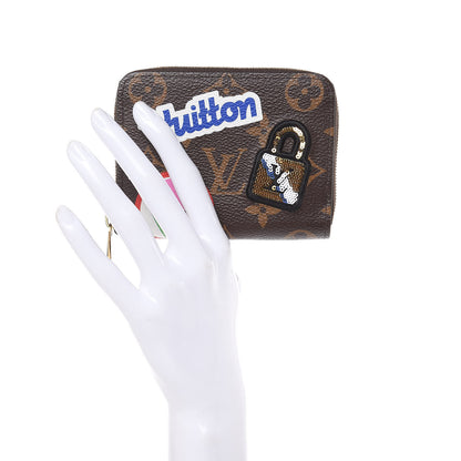 Louis Vuitton Monogram Travel Stickers Zippy Coin Purse 2 of 7