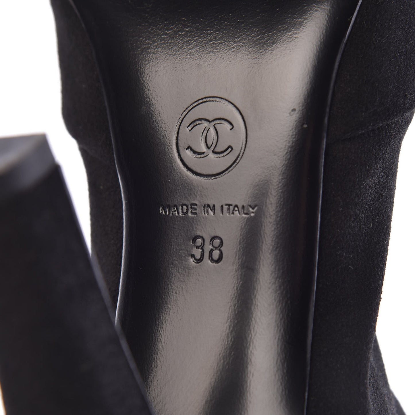 Suede Short Boots 38 Black