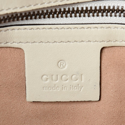 Gucci Calfskin Matelasse Small GG Marmont Shoulder Bag White 6 of 13