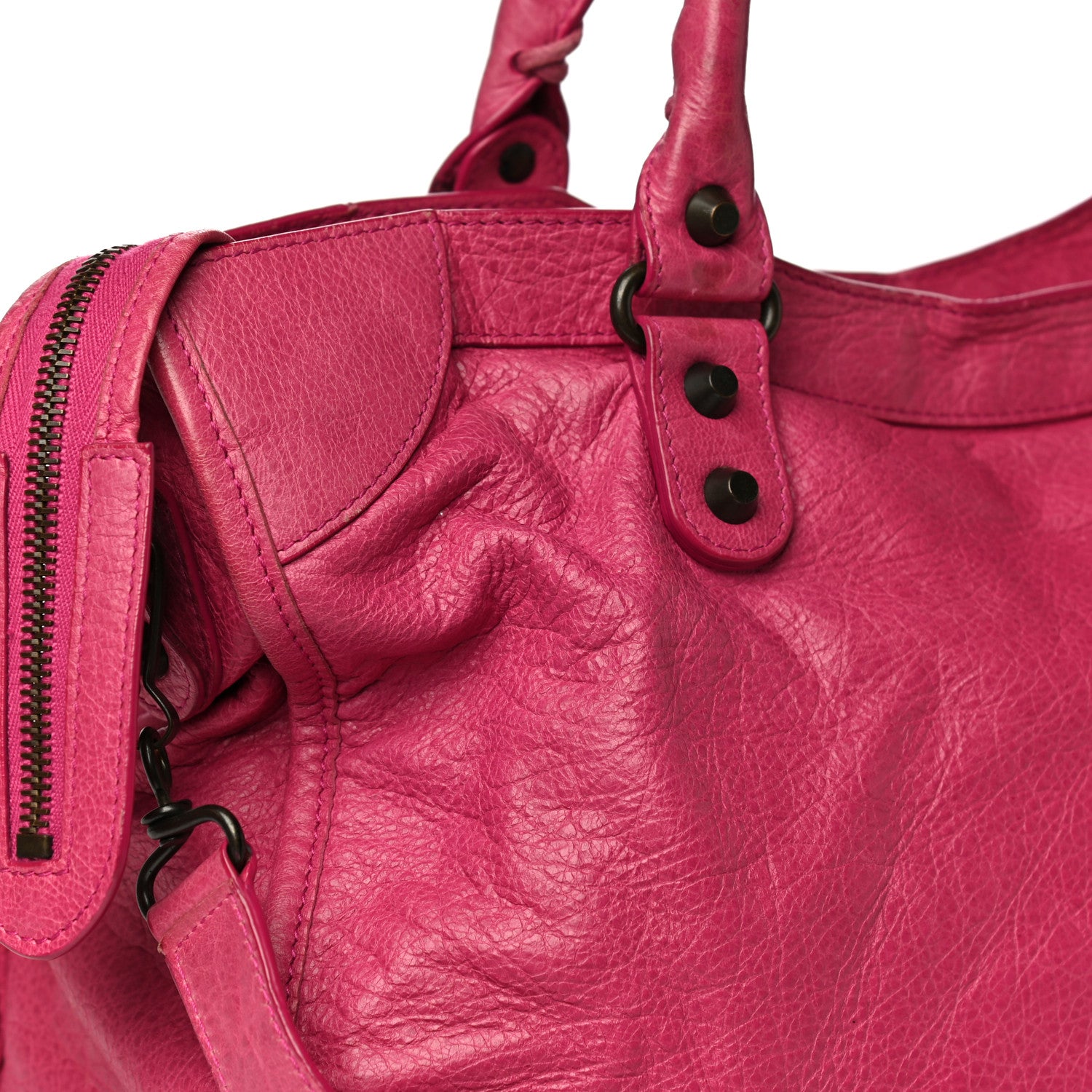 Balenciaga Agneau Classic Hardware City Cyclamen Fucsia 17 of 24