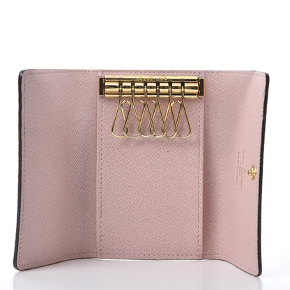 Louis Vuitton Damier Ebene Multicles 6 Key Holder Rose Ballerine 4 of 8