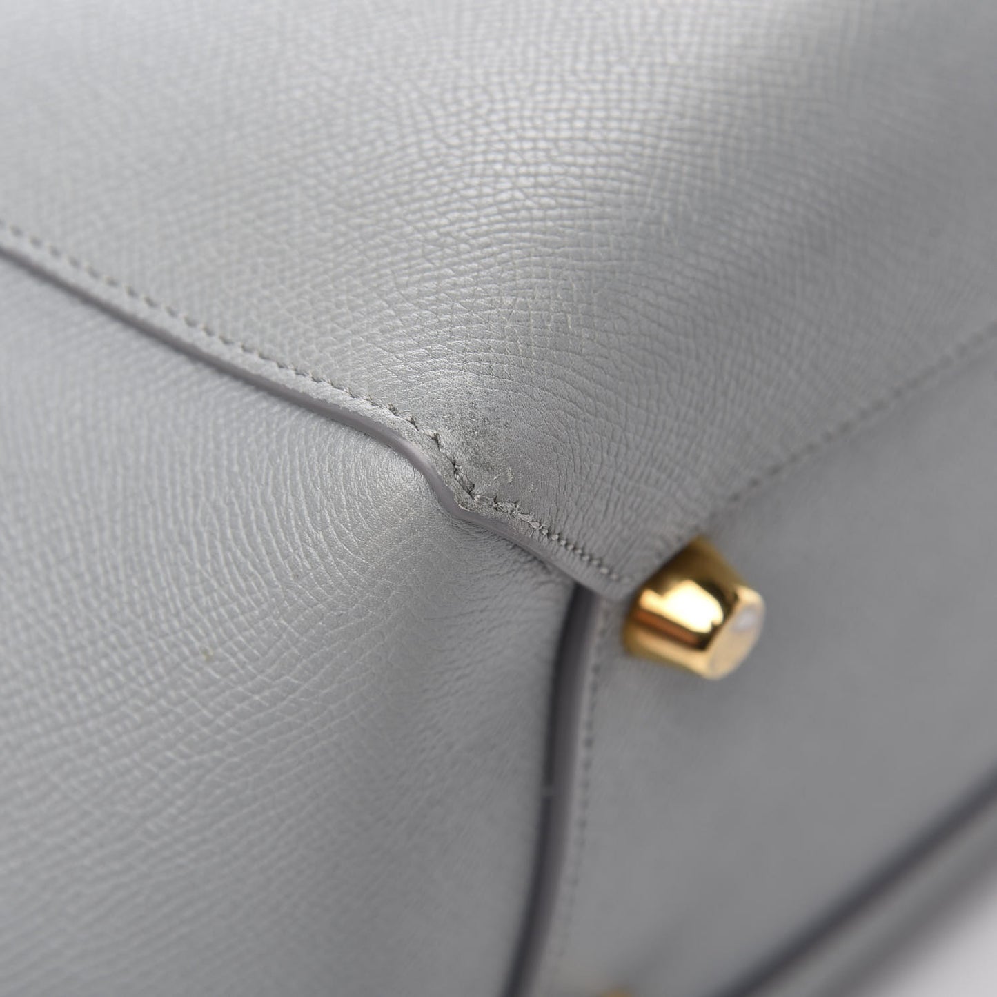 Grained Calfskin Mini Belt Bag Cloud