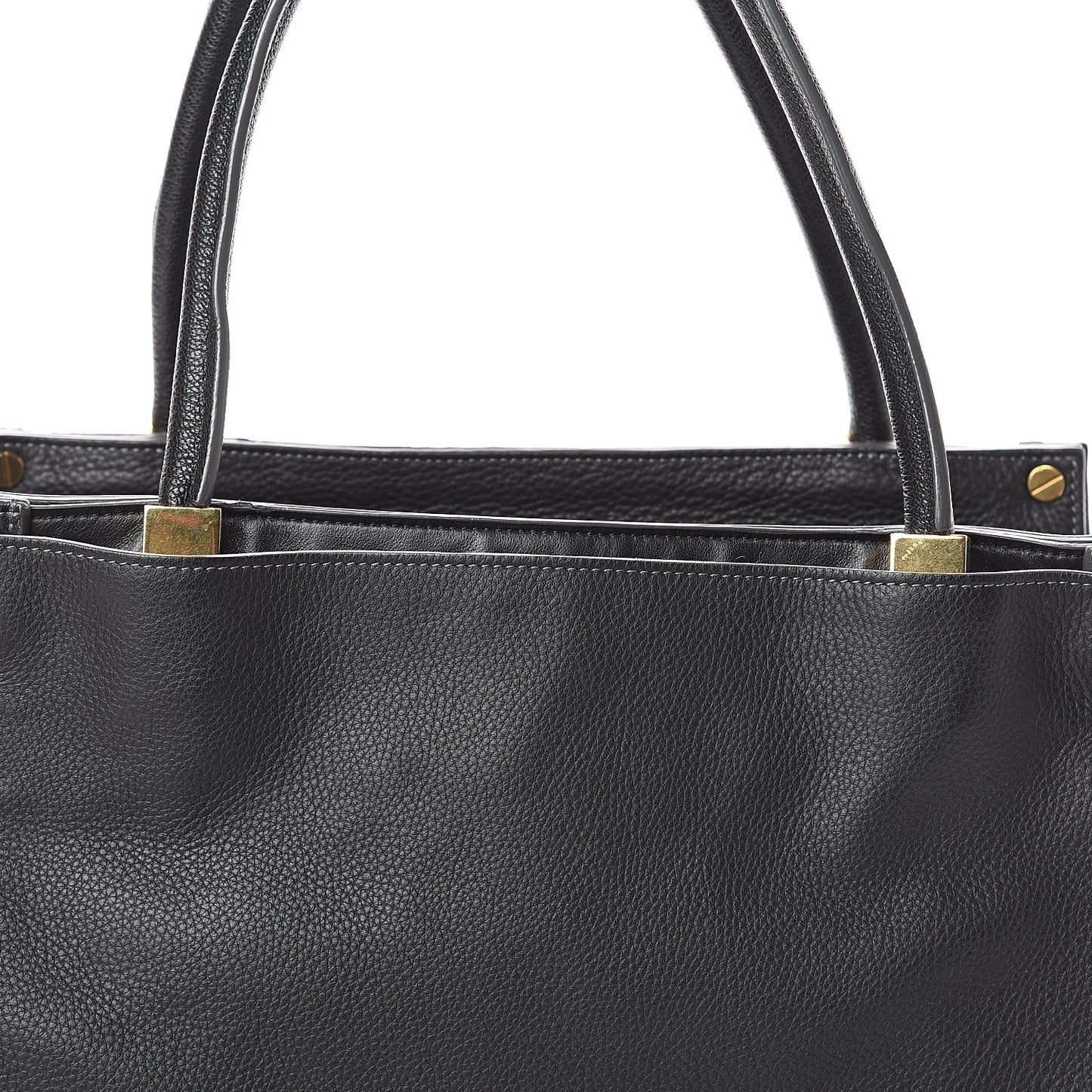 Pebbled Calfskin Dree Shoulder Bag Black