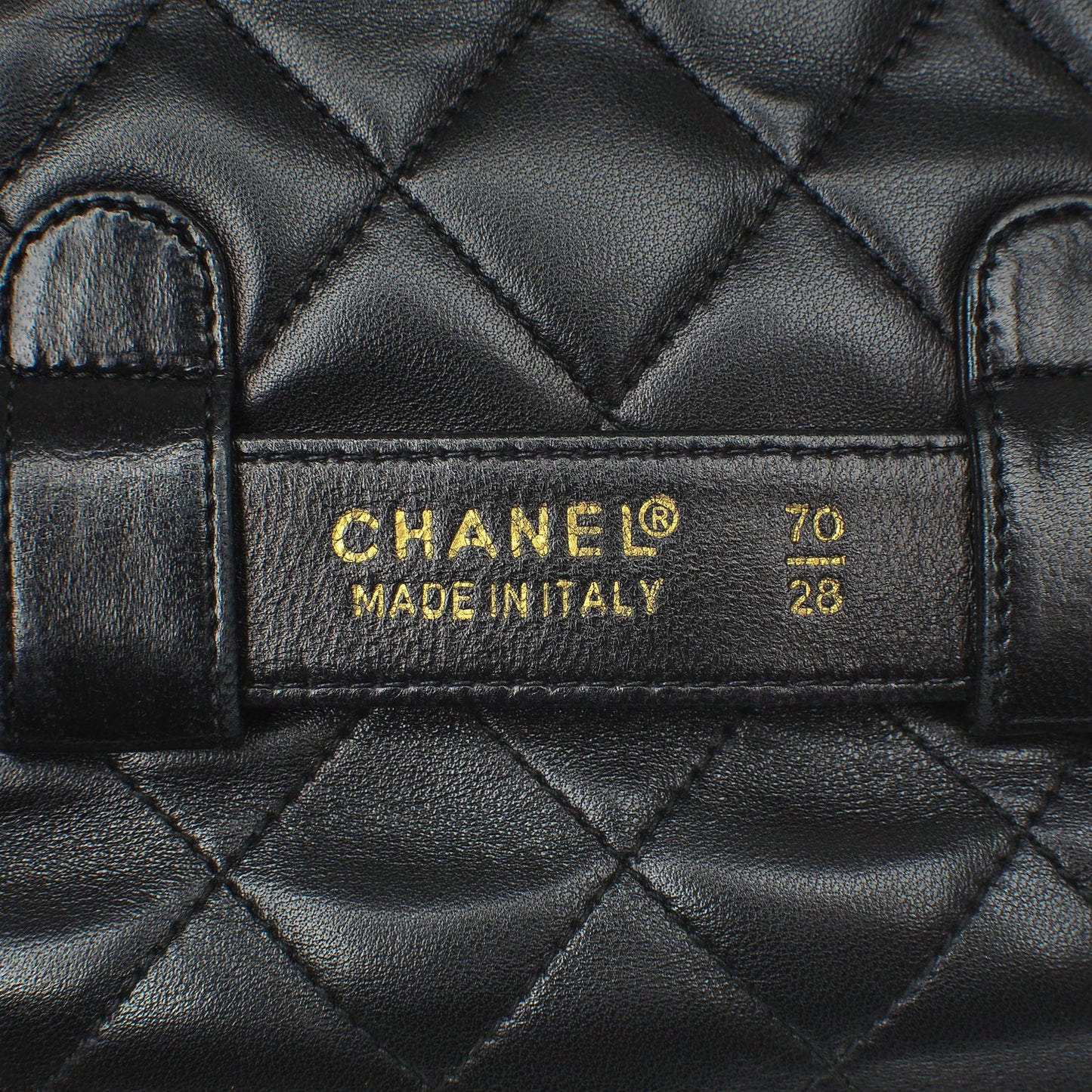Lambskin Quilted Flap Waist Belt Bag 70 28 Black