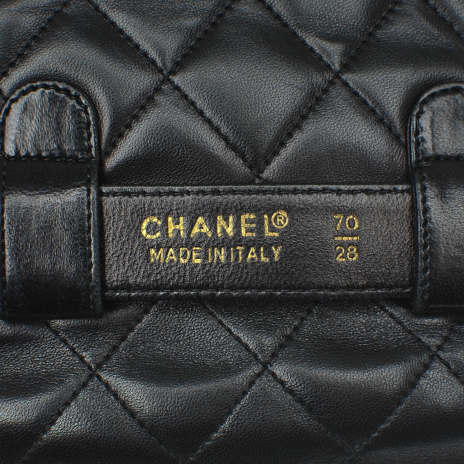 Chanel Lambskin Quilted Flap Waist Belt Bag 70 28 Black 8 of 8