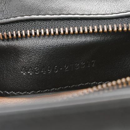 Gucci Calfskin Matelasse Medium GG Marmont Shoulder Bag Black 7 of 11