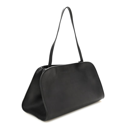 The Row Smooth Calfskin Peggy Bag Black 3 of 9