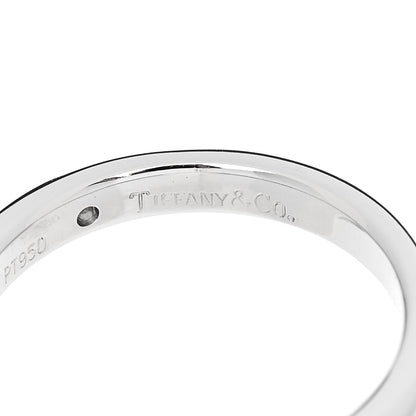 Tiffany Platinum Diamond Elsa Peretti Band Ring 50 5.5 4 of 5