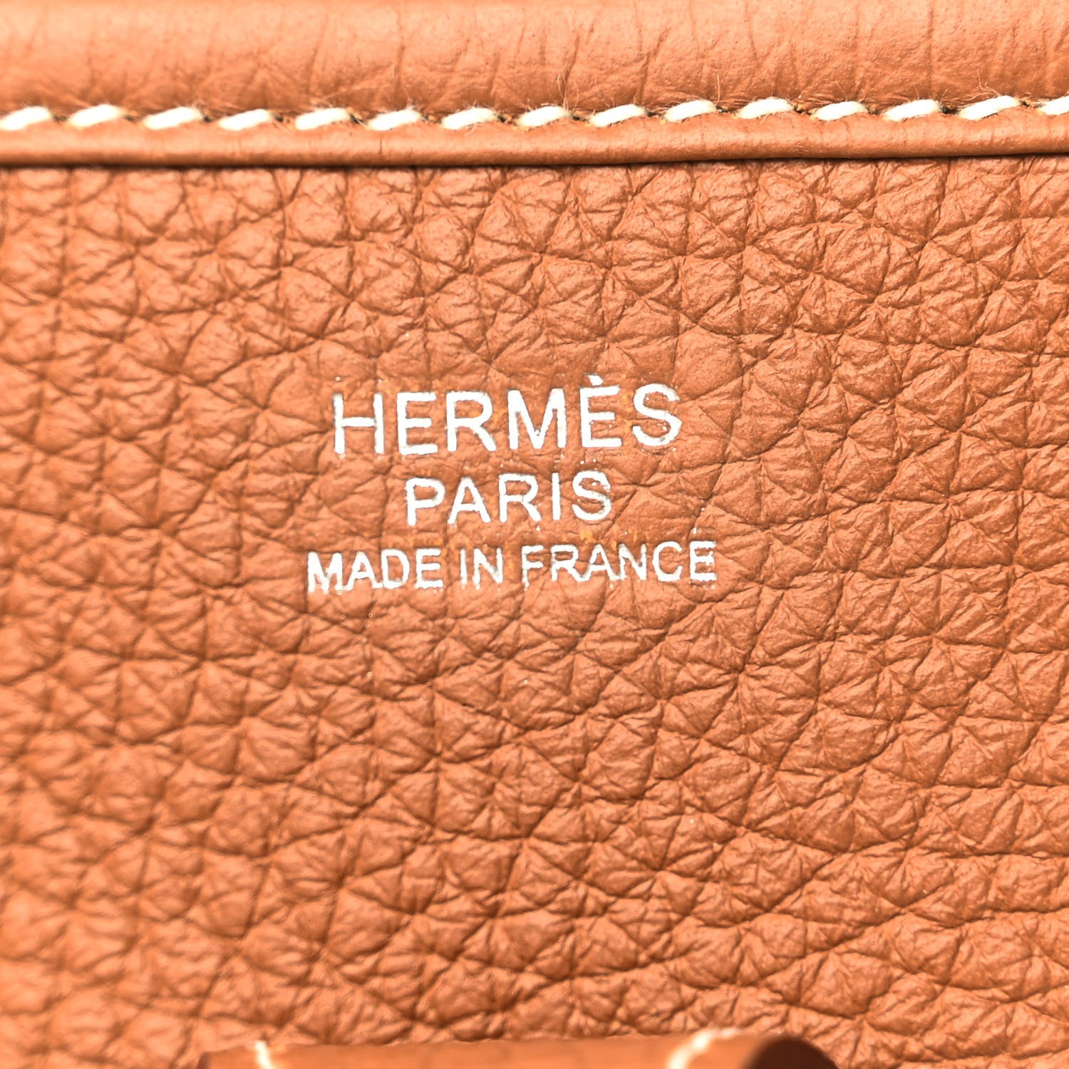 Hermes Taurillon Clemence Evelyne III PM Gold 6 of 10