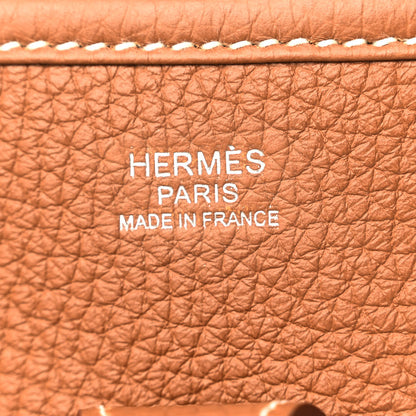 Hermes Taurillon Clemence Evelyne III PM Gold 6 of 10
