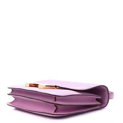 Hermes Epsom Constance 18 Mauve Sylvestre 7 of 10
