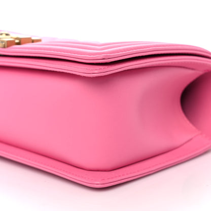 Chanel Calfskin Quilted Medium Boy Flap Pink 9 of 10