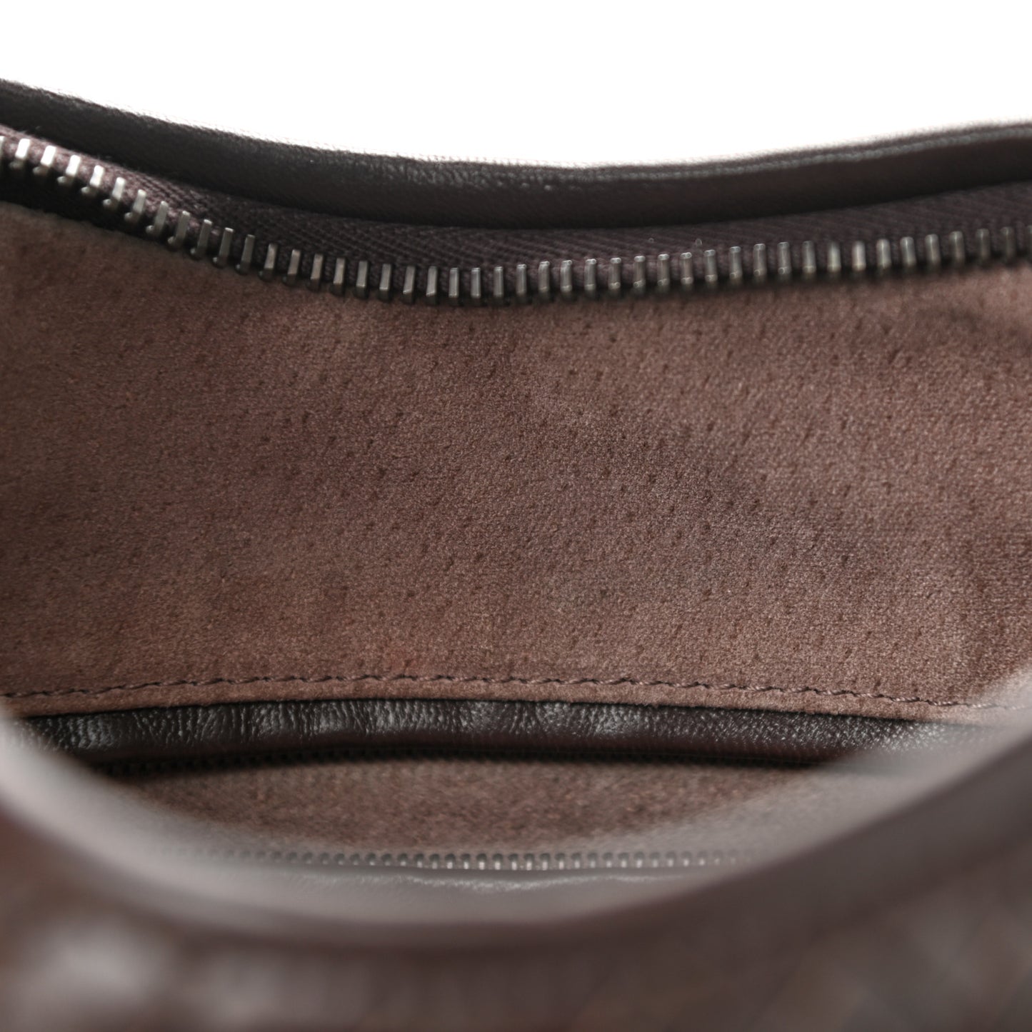 Nappa Intrecciato Medium Veneta Hobo Ebano