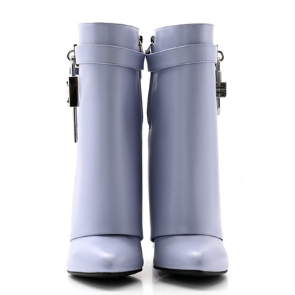 Givenchy Calfskin Shark Lock Ankle Boots 38.5 Lavender 2 of 12