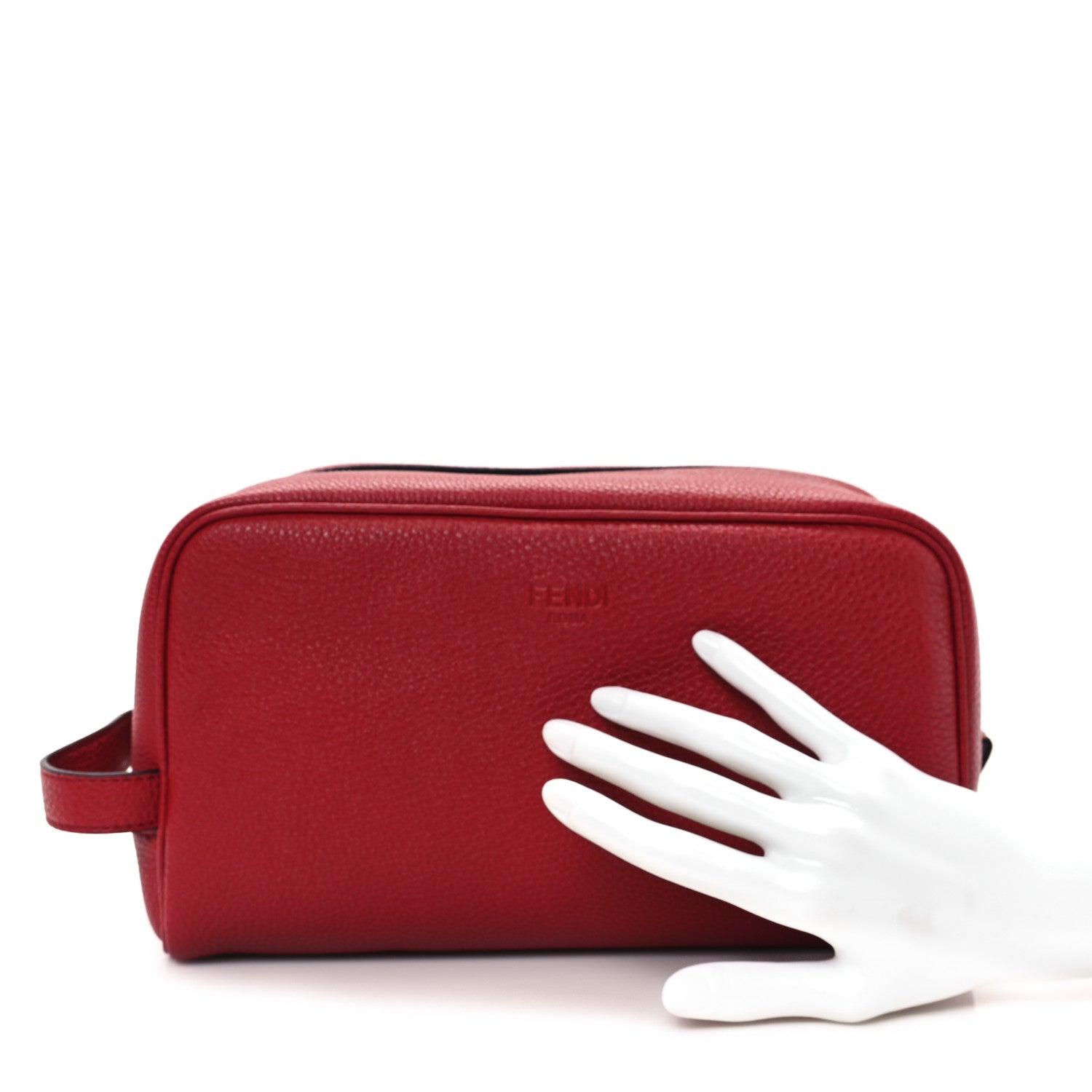 Fendi Cuoio Romano Travel Kit Scarlet 2 of 8