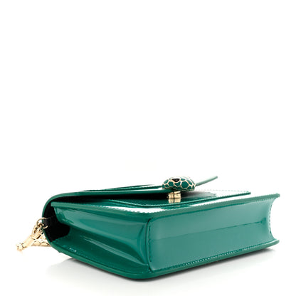 Bulgari Patent Serpenti Forever Crossbody Emerald 4 of 10