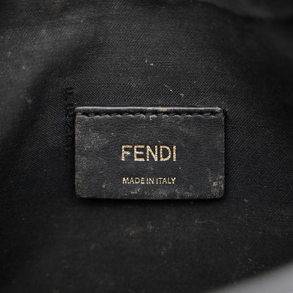 Fendi Vitello Century Bi-Color FF 1974 Embossed Mini Camera Case Maya Black 6 of 12