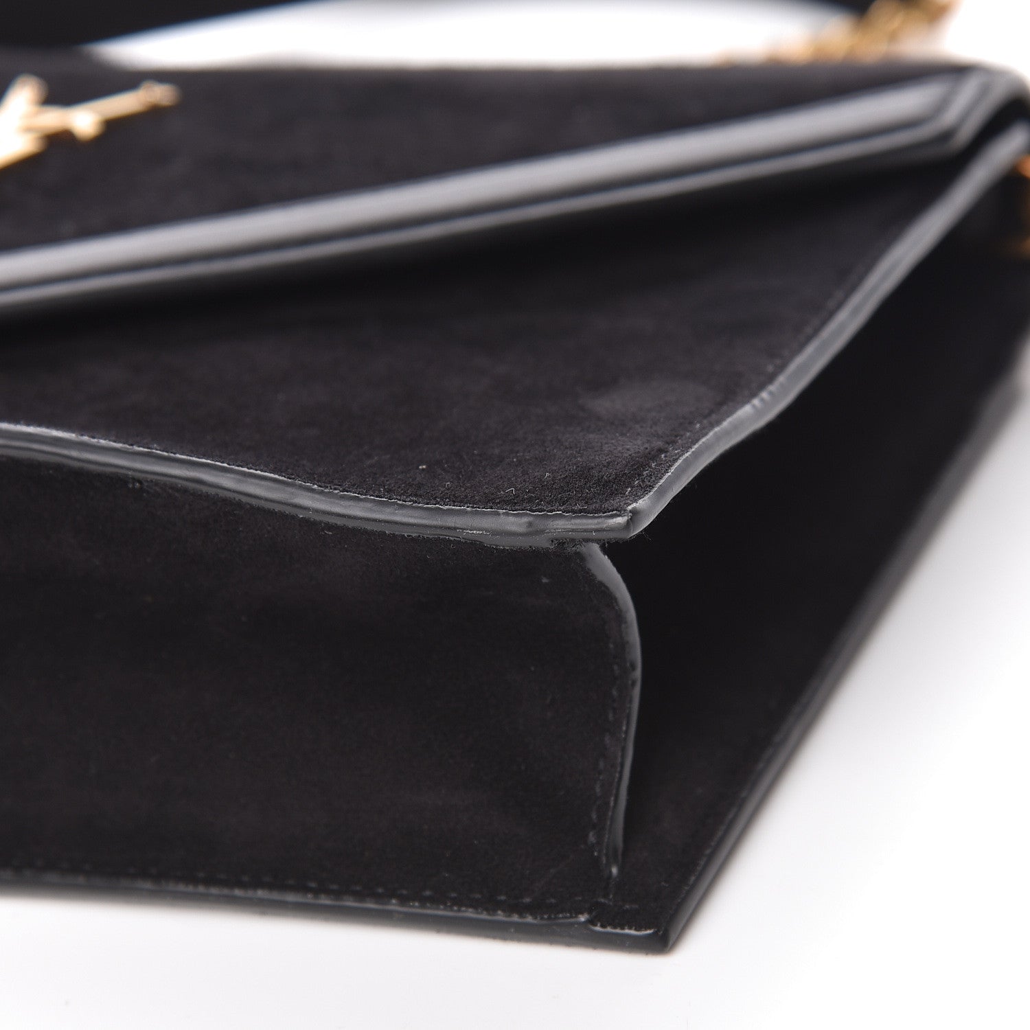 Saint Laurent Suede Calfskin Monogram Le Sept Chain Bag Black 10 of 10