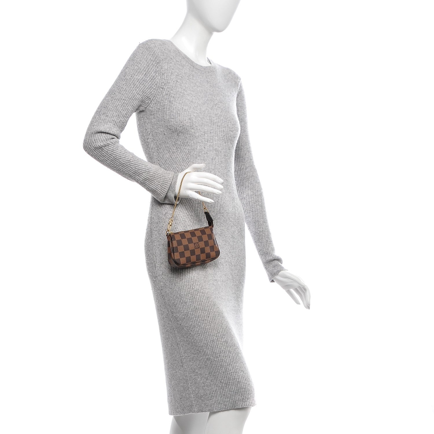 Louis Vuitton Damier Ebene Mini Pochette Accessories 2 of 6