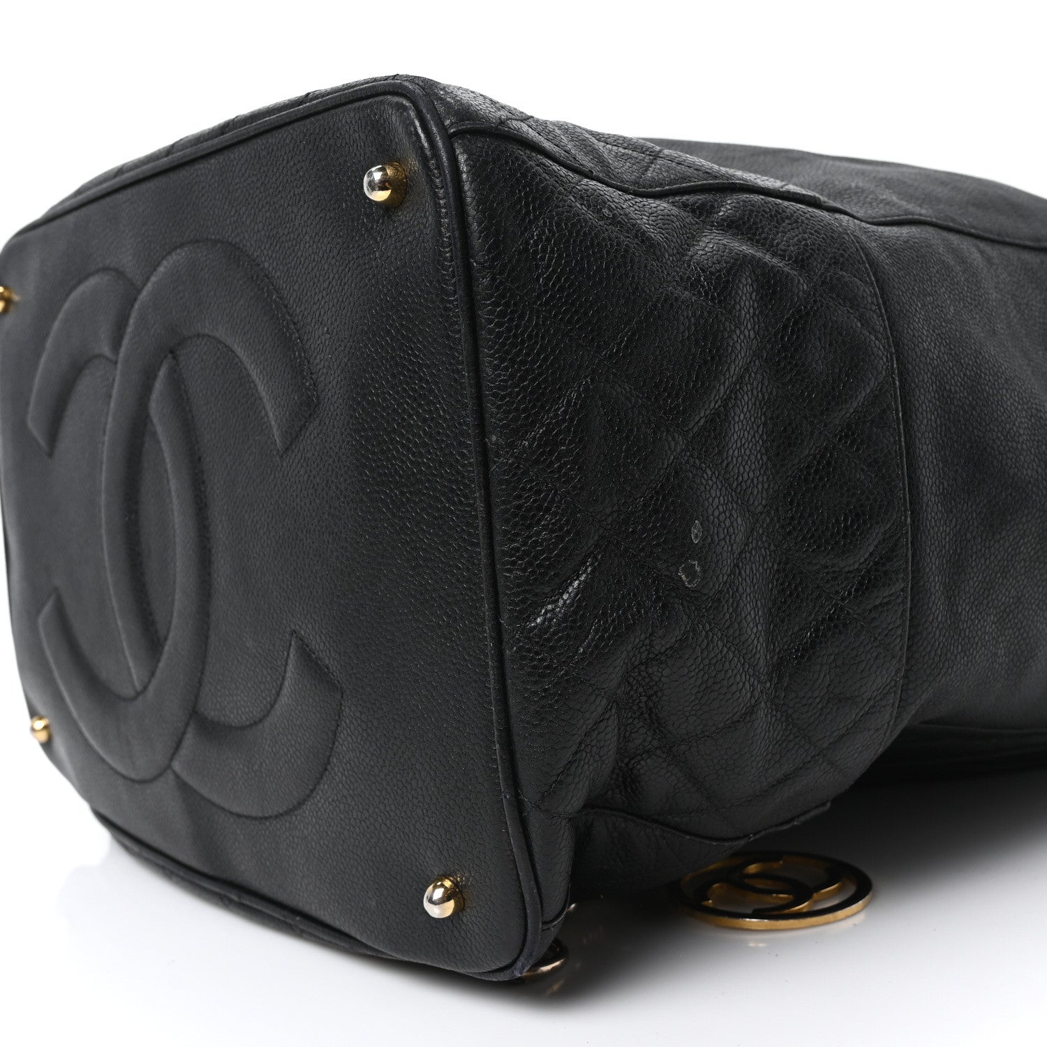 Chanel Caviar Quilted Drawstring Backpack Black 12 of 12