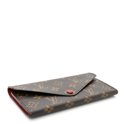 Louis Vuitton Monogram Josephine Wallet Red 4 of 12