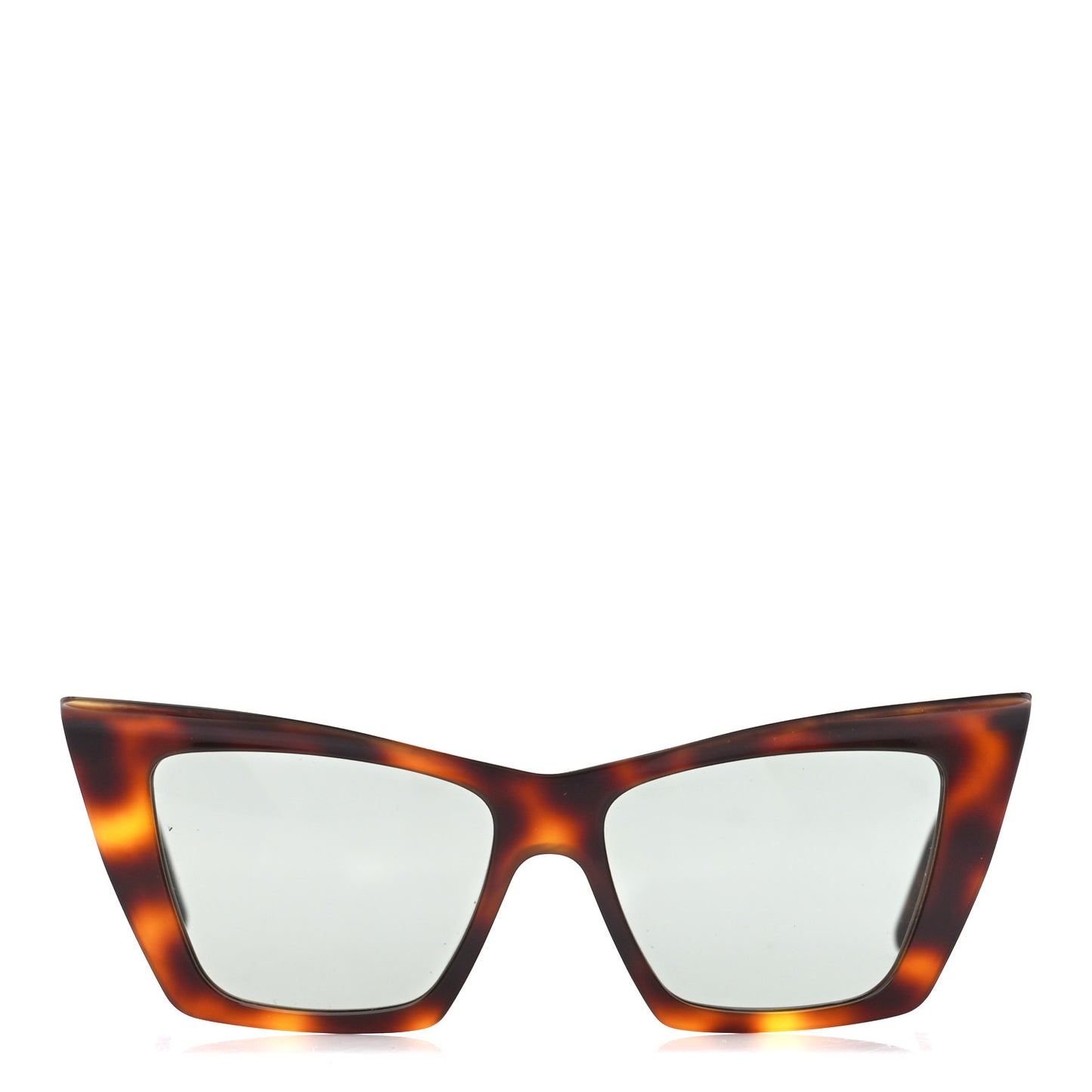 Acetate SL 372 Cat Eye Sunglasses Havana Green