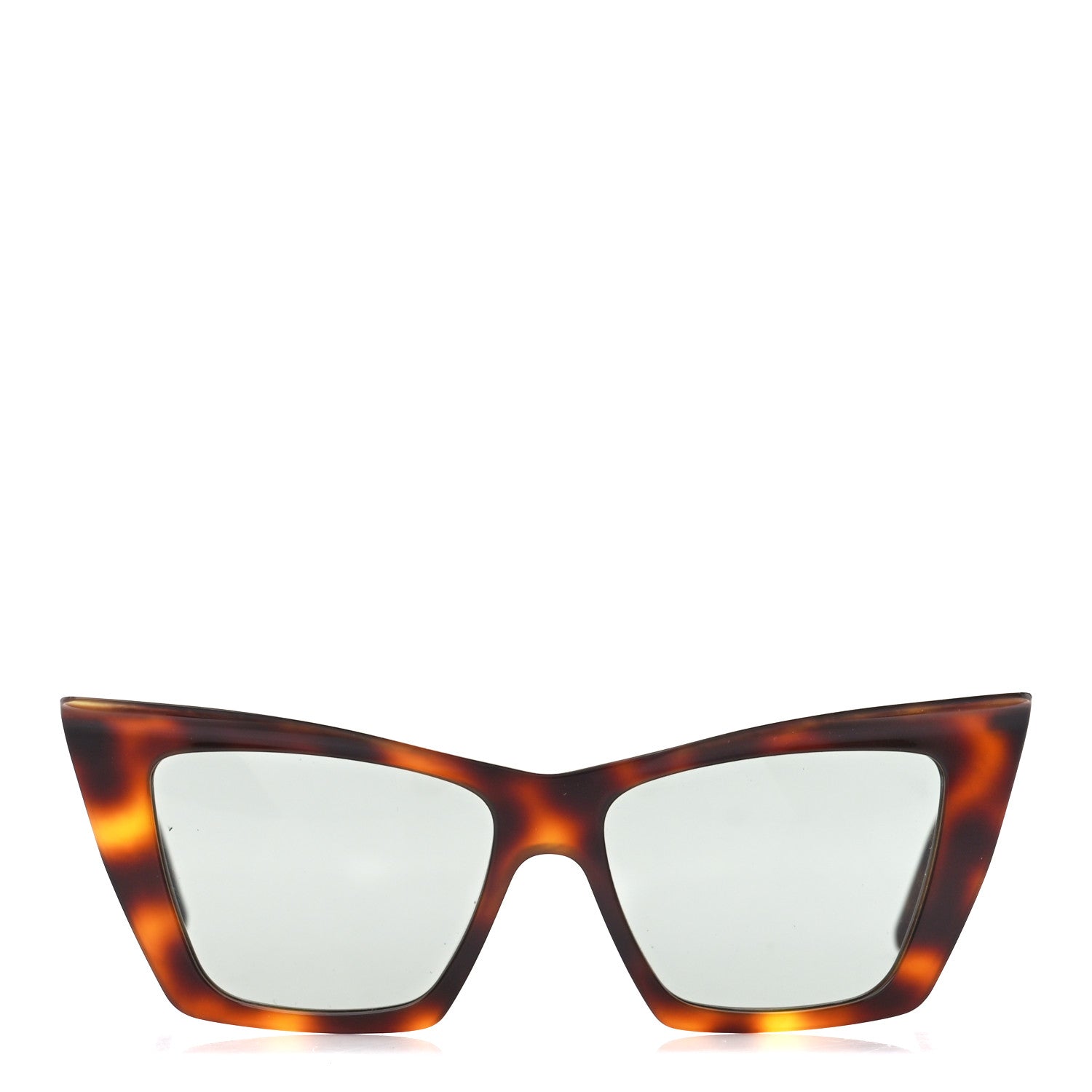 Saint Laurent Acetate SL 372 Cat Eye Sunglasses Havana Green 2 of 8
