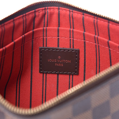 Louis Vuitton Damier Ebene Neverfull MM GM Pochette 6 of 9
