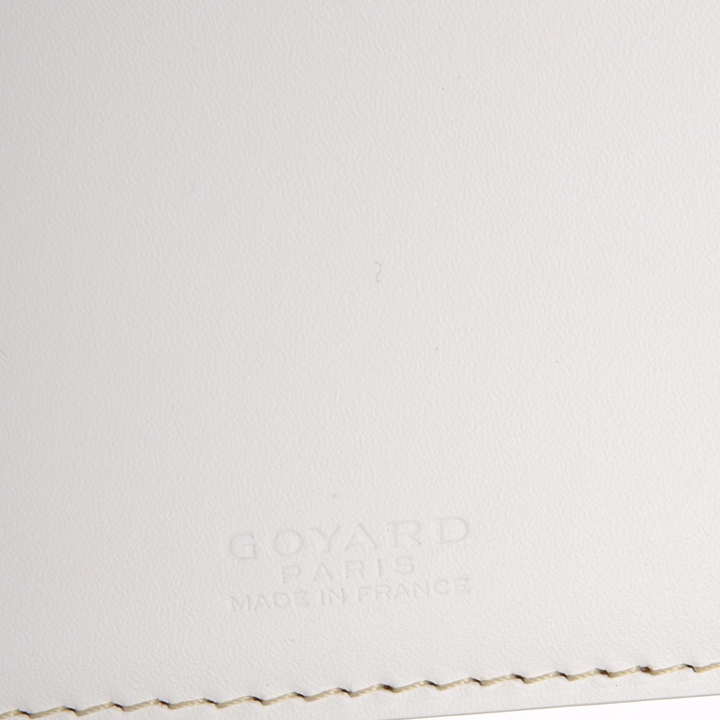 Goyardine Agenda Cover White